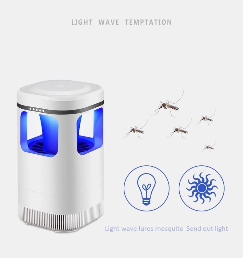 Foshan supplier rechargeable USB photocatalysis insect killer lamp LED cordless bug zapper