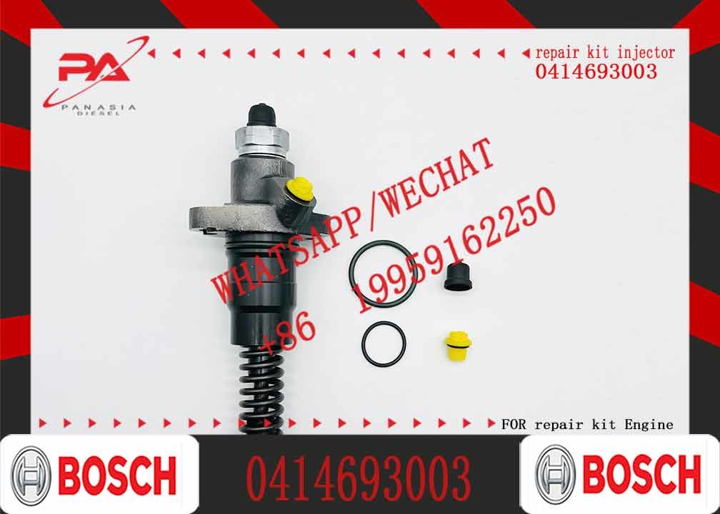 Excavator spare Parts D6E D6D Diesel Fuel Unit Pump 0414693007 Injector 0414693003 04289982 02113695 21147446 for EC210B