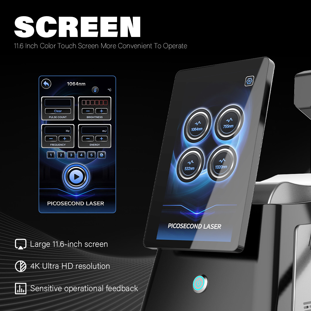 Cost-Effective Picosecond ND Yag Laser Tattoo Coffee Spot Removal Beauty Machine