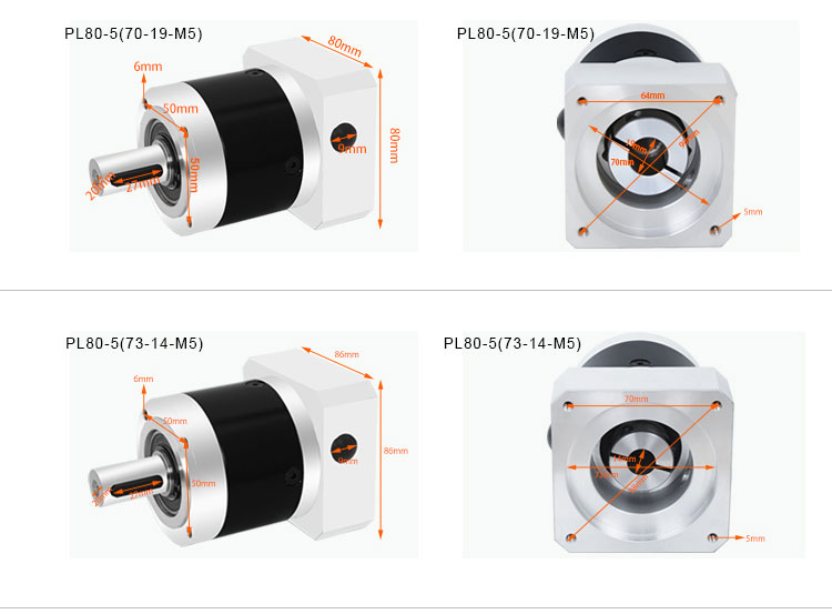 35000rpm Input Speed Planetary Gearbox Speed Reducer for Precision Stepper Motor