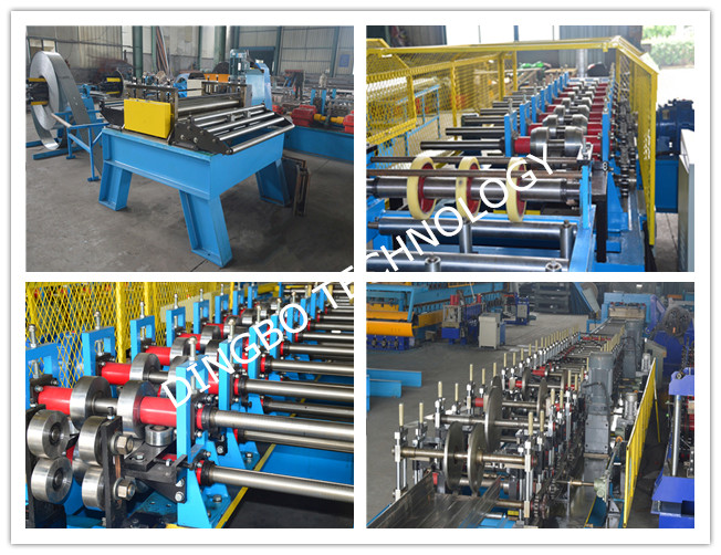 Line Speed 4-6m / Min Standard Cable Tray Roll Forming Machine Chain Drive For Construction