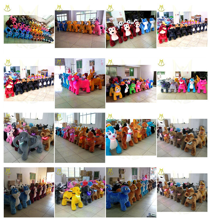Hansel China Produced hottest musical funny stuffed animals coins operated kids machine