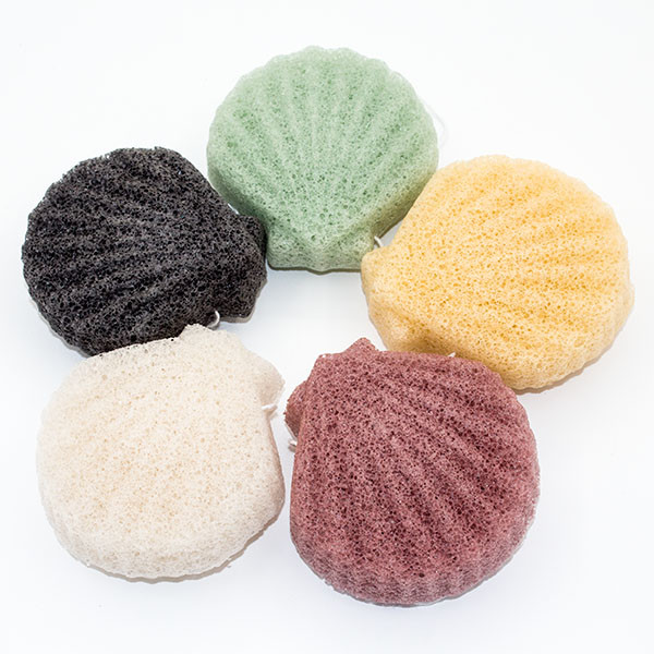 Biodegradable Konjac Facial Exfoliator Sponge For Face Cleaning