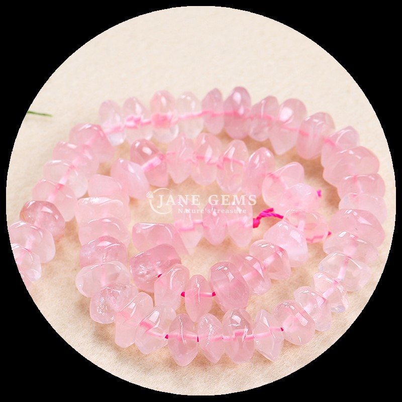 Gems Bead Natural Crystal Citrine Rose Quartz Gemstone Irregular Tumbled Shape Loose Bead Strands for Jewelry Making