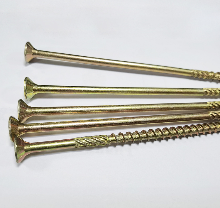 Double Coutnersunk Torx CSK Chipboard Screw Yellow Type 17 Torx Multi Purpose Wood Screws