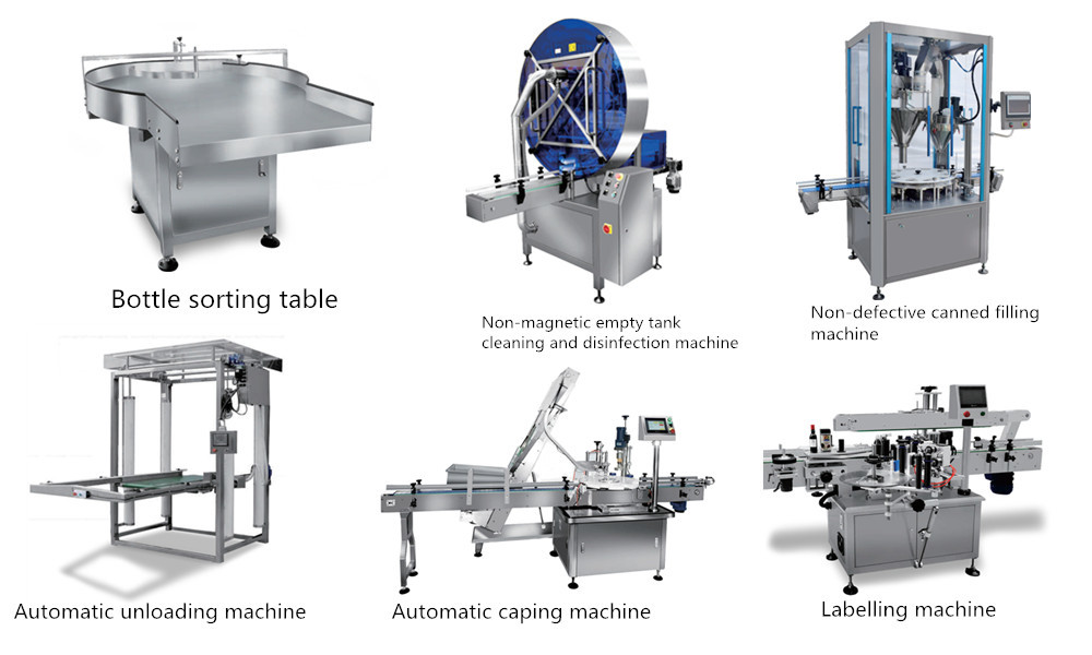 Linear Automatic Powder Packing Machine Auger Filling Capping Machine