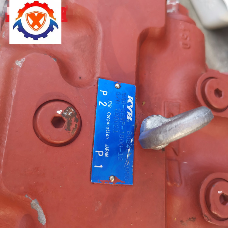 OEM black SK330-8 Excavator Travel Motor M4V290 32.6Mpa 26 48rpm
