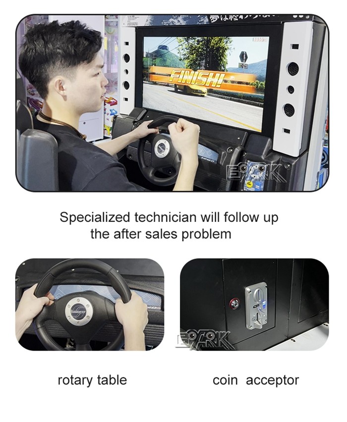 Initial D8 Coin Operated Arcade Simulator Racing Car Game Video Machine