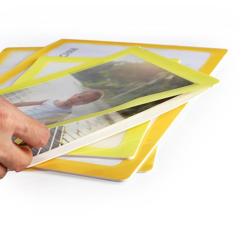 A5 Peel And Stick Photo Frames Self Adhesive With Clear PVC Pocket