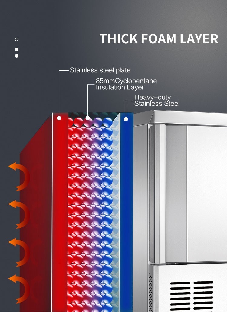 15 Trays Blast Freezer Chiller Fast Freezing , 1500w Commercial Blast Chiller