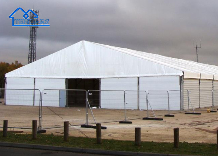 Large Clear Span Warehouse Storage Tent 18m Aluminum Structure For Commercial Waterproof Shelter Tent