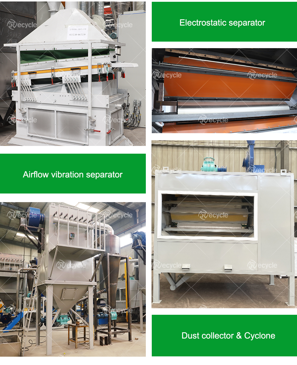 Solar Panel Recycling Production Line / Photovoltaic Solar Panels Recycling Machine