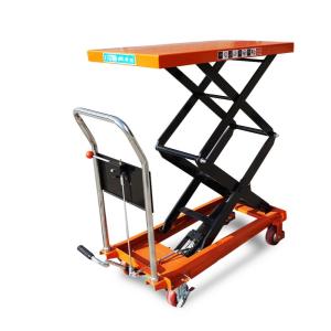 Buy cheap Versatile Hydraulic Double Scissor Lift Table Manual Crank product