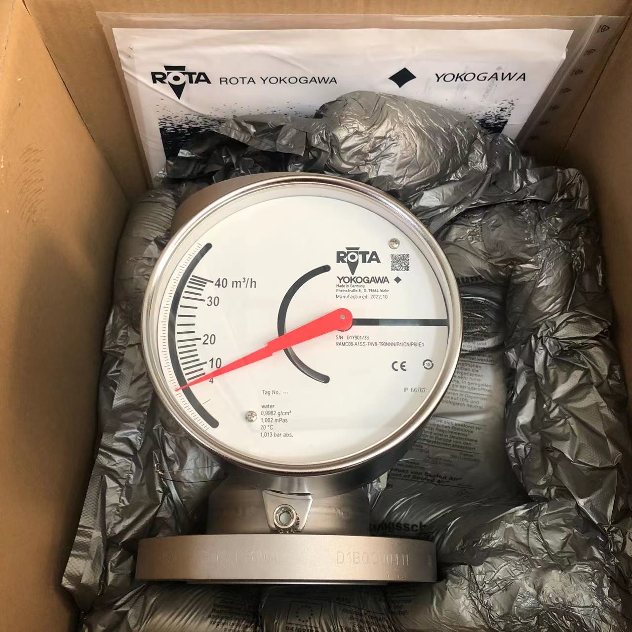 Variable Area Metal Short Stroke Rotameter Stainless Steel Material RAMC