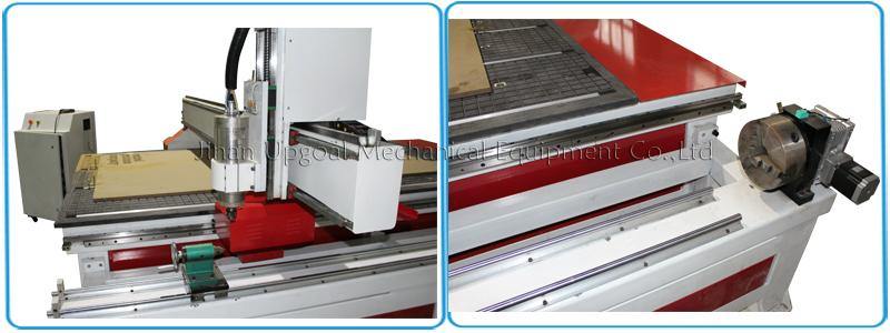 Extended gantry & independent rotary axis holder & diameter 200mm working length 2500mm rotary axis