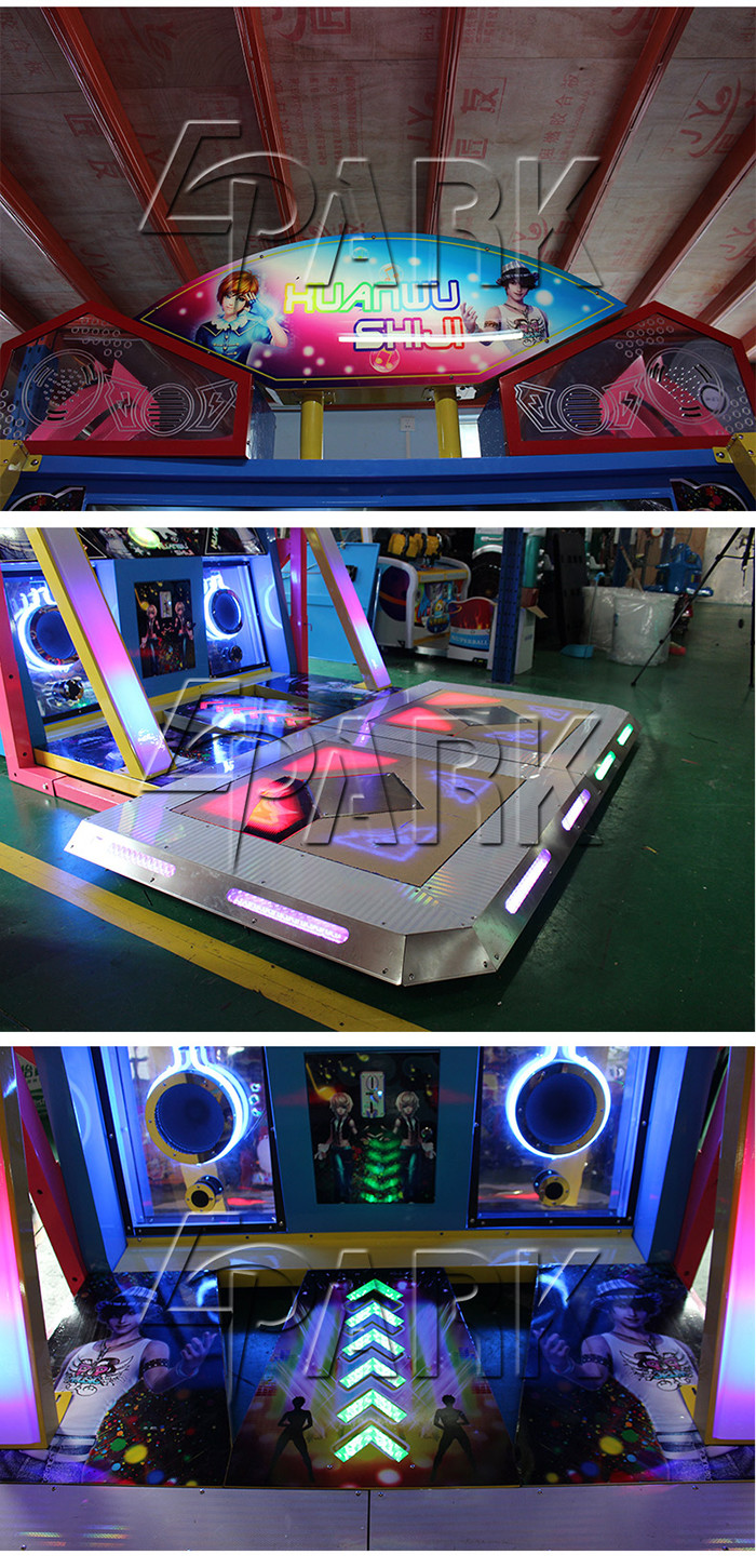 Dance Competition Arcade Video Game Machine For Double Player 400W