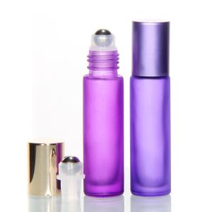 Clear Mini Rollerball Bottles Refillable Roll On Bottle 10Ml
