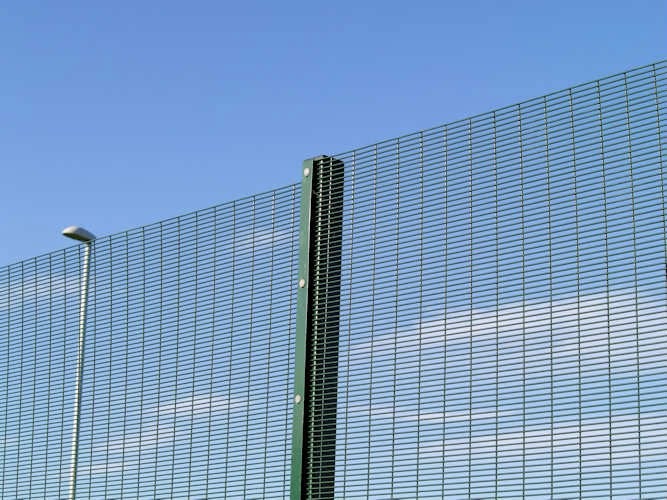 High Security Anti Climb Mesh Fence Panels ,3" x 0.5" diameter 4.00mm ,12.7mm x 76.20mm