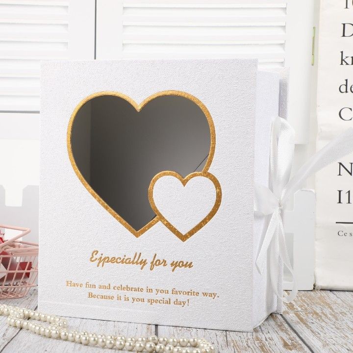 Friendly Recyclable Magnetic Flip Cover Flower Box Fancy Packaging Box Printing with Glossy or Matte Finish