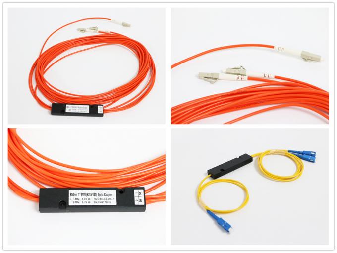 1310nm 1490nm 1550nm Three Window FBT Fiber Optic Splitter / Multimode Fiber Splitter 0
