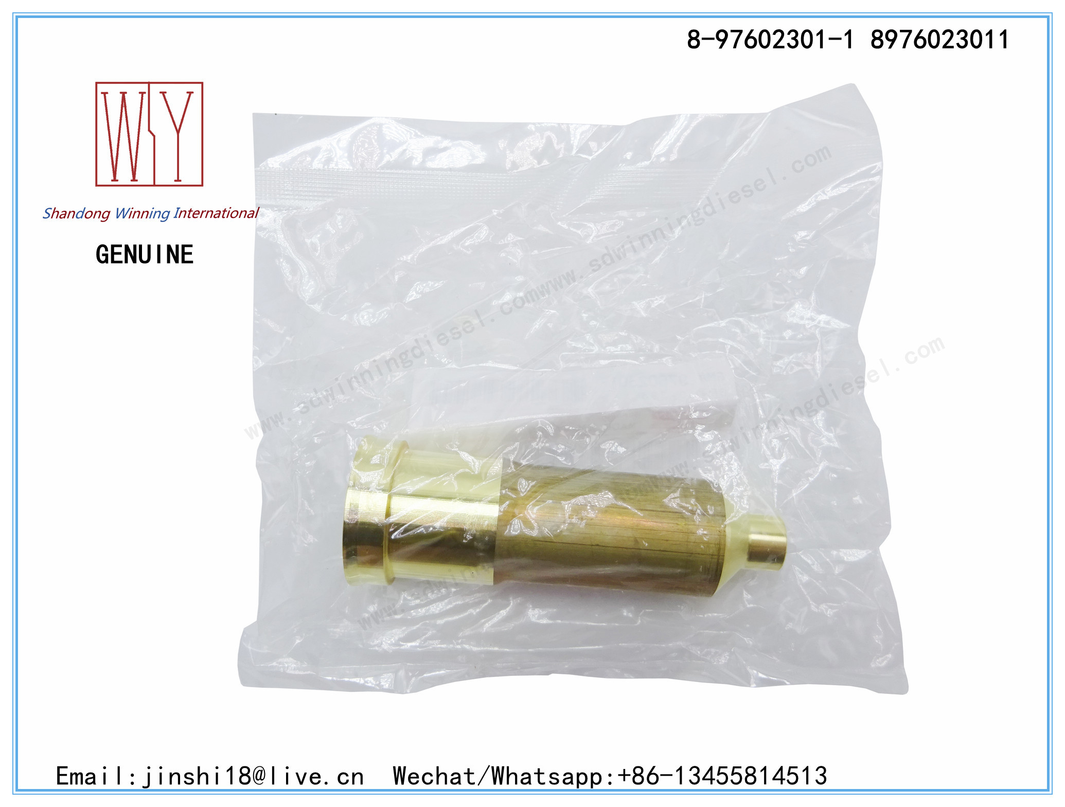 ISUZU GENUINE FUEL NOZZLE/INJECTOR HOLDER SLEEVE 8-97602301-1 8976023011 8 97602301 1 FOR 6HK1 4HK1 ENGINE