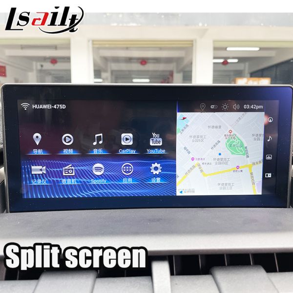 Lexus Android Screen for Lexus NX200T NX300H 2015-2017 10.25 Inches IPS HD Display Android 13 Wireless CarPlay, Android Auto