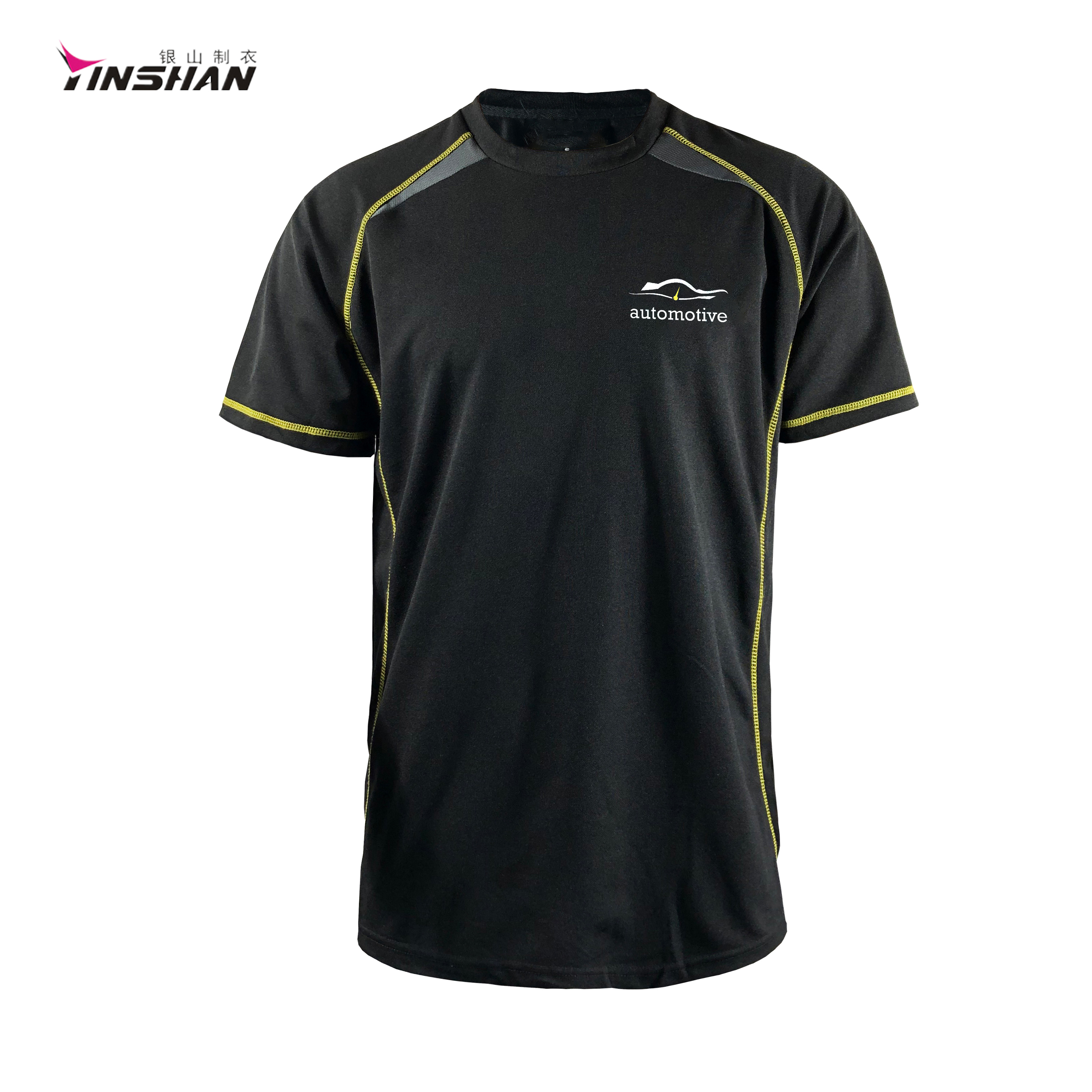 Customized F1 Car Racing Clothes Grey Men's Short Sleeve T-shirt for Sports Wear