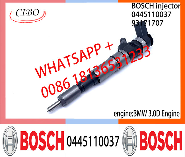 Diesel Common Rail Injector 0445110029 0445110007 0445110037 0445110041 93171707 R1590076 13537785983 for BMW 3.0D