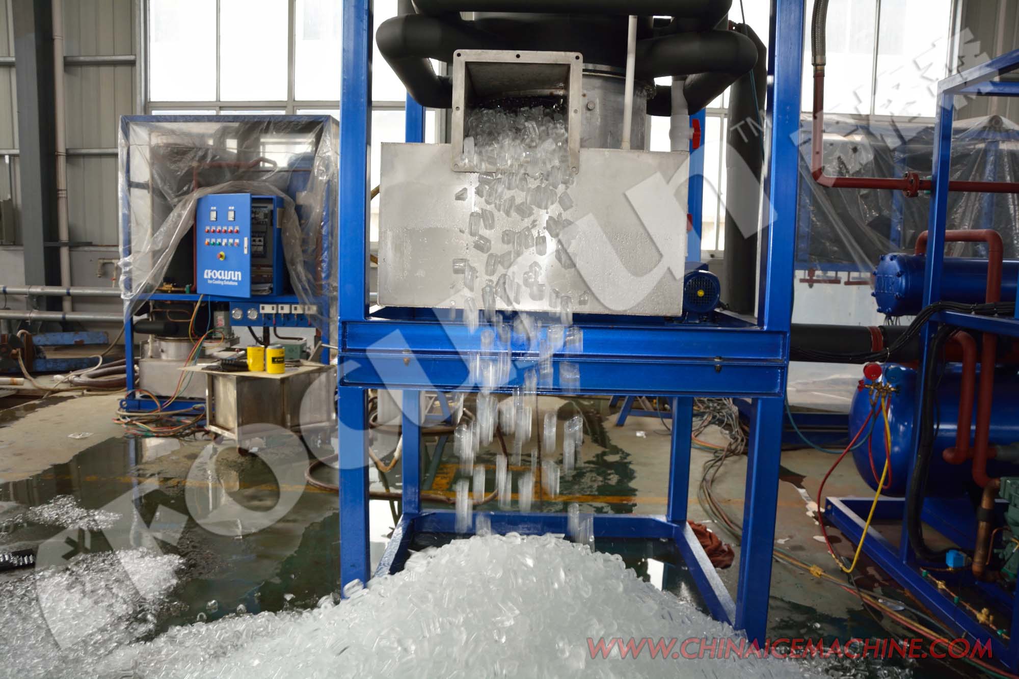 Tube Ice Machine in Philippines with 5000kgs Daily Production Video Outgoing-Inspection