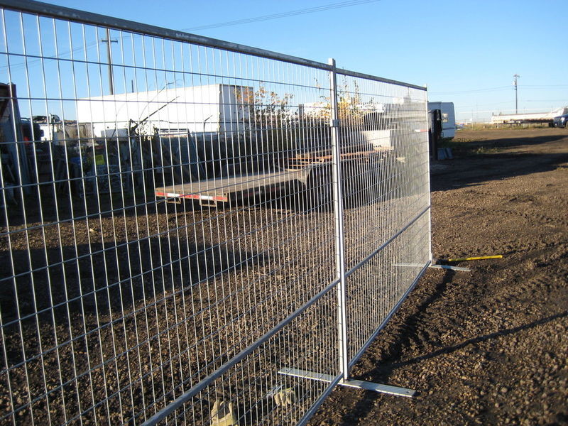 Steel 10ft X 6ft Fence Panels , 11ga Temp Site Fencing