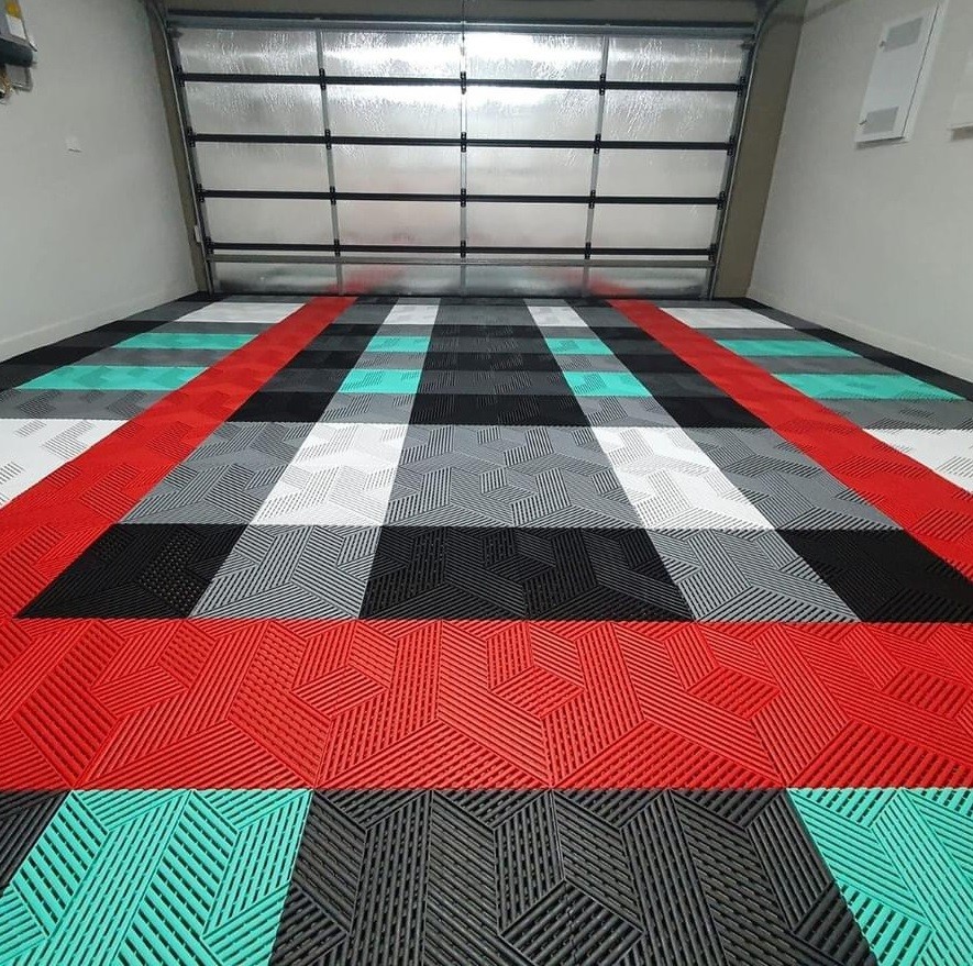 Industrial Grade Garage Floor Tiles for Durability and Drainage