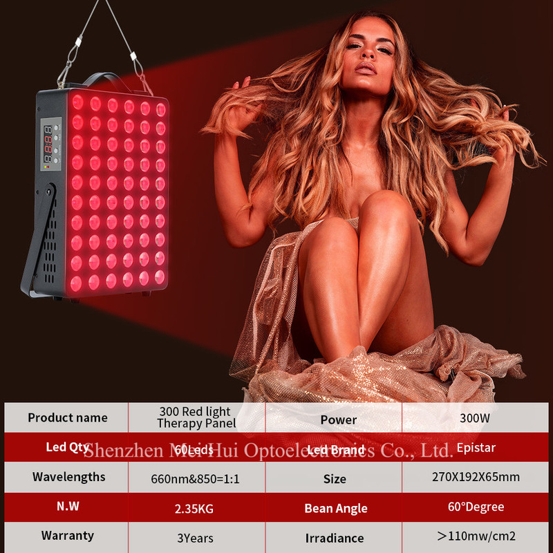 Portable Infrared Red LED Light Therapy Device 660nm 850nm 300W With Stand