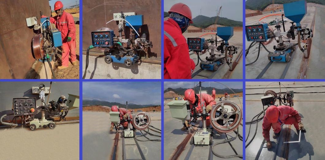 Automatic Butt Fillet Tractor Welding Machine for Tank Base Plate