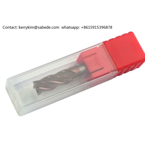 HRC55° Special CNC End Mill Cutter 4 Flutes Carbide Steel 1200℃ Usage Temperature