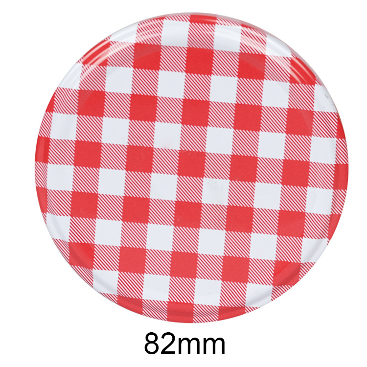 Free Sample 38mm 43mm 48mm 53mm 58mm 63mm 70mm 82mm Wide Mouth Tinplate Metal Lug Cap for Canning Jar