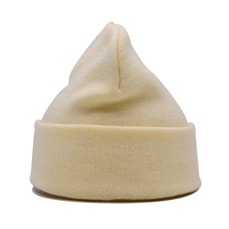 High Quality Customized Knitted Hat Solid Outdoor Knitted Hat Windproof Unisex