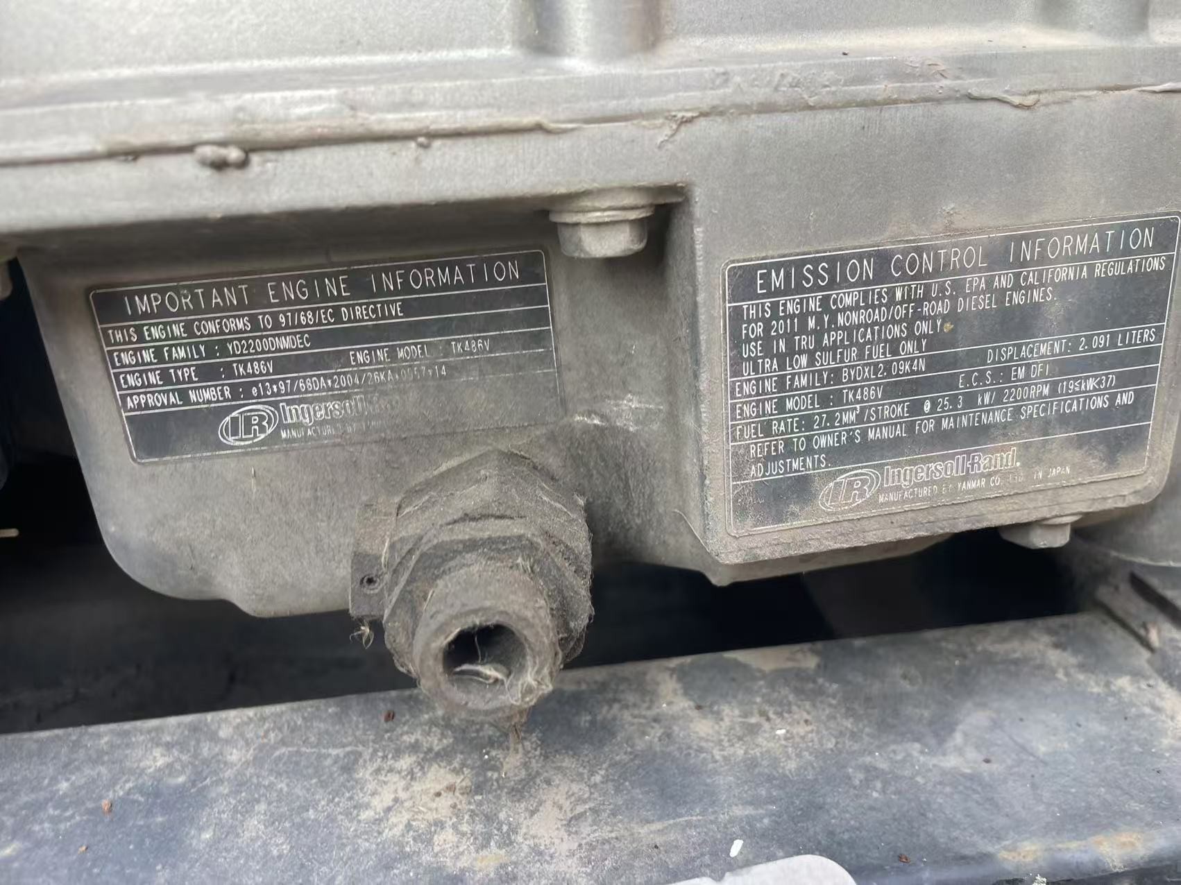 Good Conditions Used THERMO KING SB-210 Model With Ingersoll-Rand Engine 2012 Year