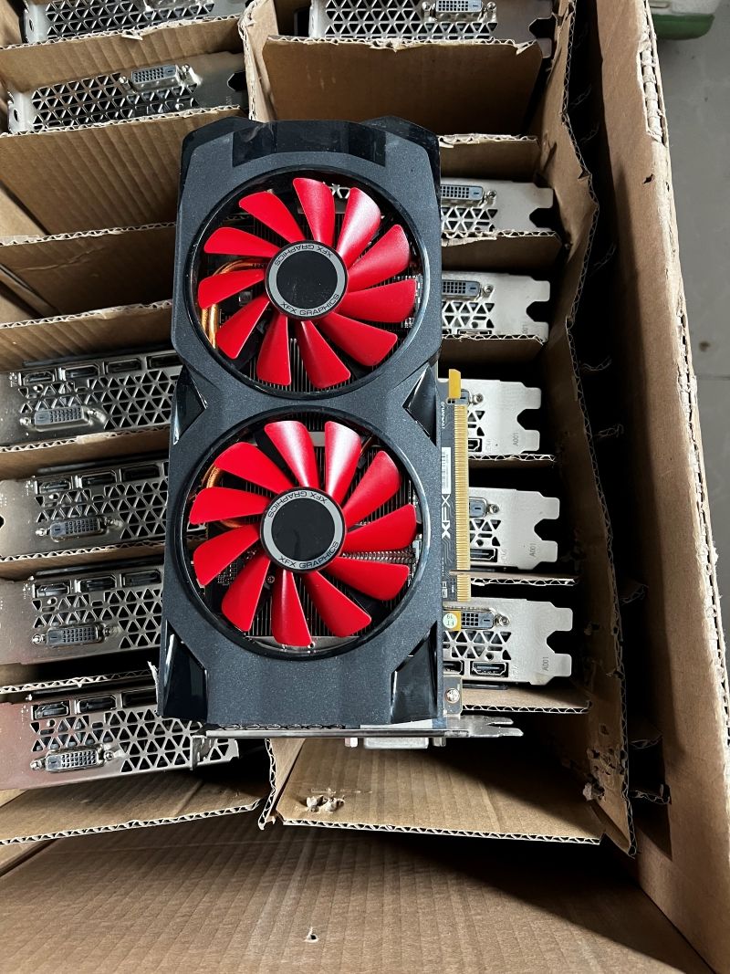 Customized RX 580 graphic cards GDDR5 8GB video cards for desktop computer gaming gpu RX 580 graphics card