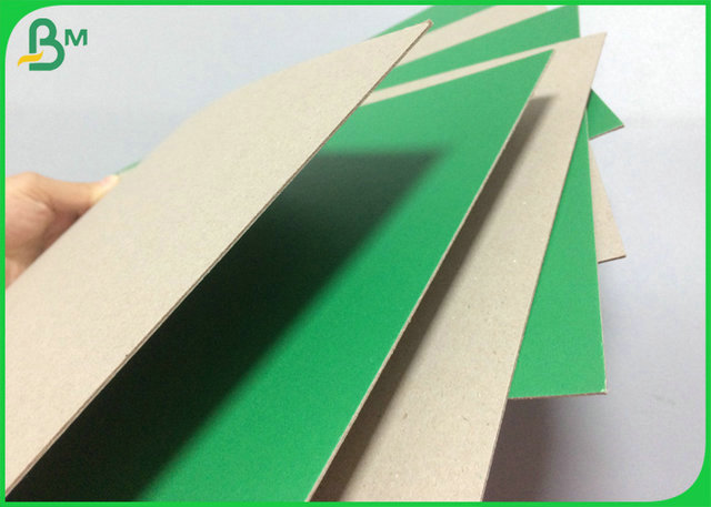 1.4mm 1.6mm Laminated Green Lacquered Carton To File Box Making 