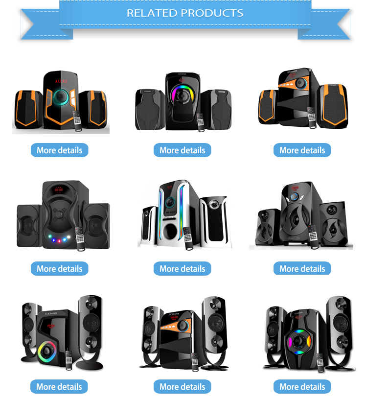 4" Wooden 40 Watt BT Subwoofer PC Computer Multimedia 2.1 Speaker with Optical Input