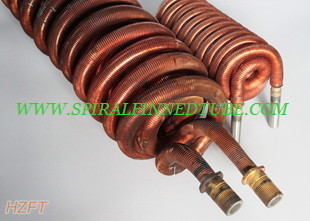 Integral Water Heater Finned Coil Heat Exchangers / Finned Coil