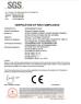 Sinosecu Technology Corporation. Certifications