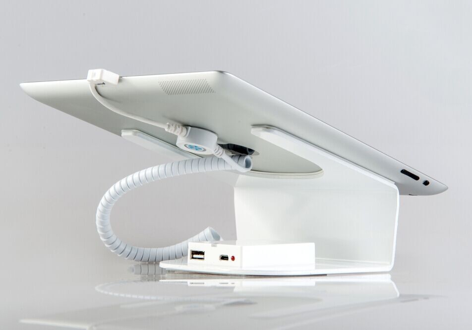 COMER anti-theft cable locking devices display mounting Universal tablet pc shelf for Pad alarm holder