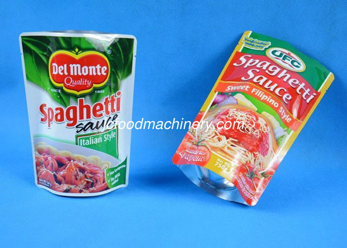 industrial automatic tomato ketchup/food sauce/butter paste pouch filling and packing machine