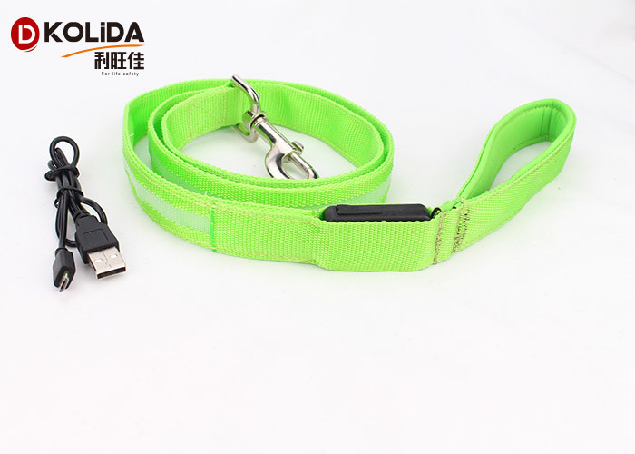 High Visibility Polyster Heavy Duty Retractable Dog Leash With Colorful Ribbon Fabric