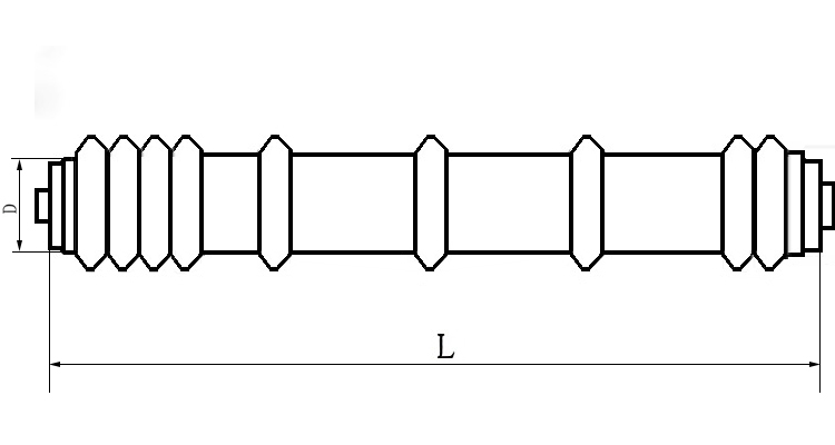 Video Technical Support Heavy Duty Conveyor Buffer Idler Roller for and Aging Resistance