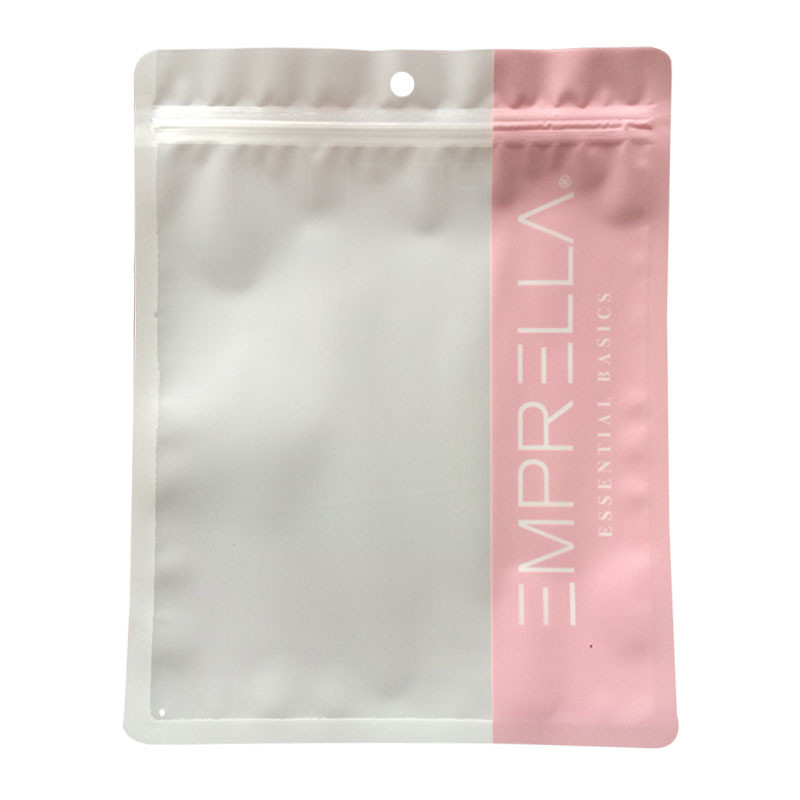 Zip lock underwear reclosable packaging custom printing garment plastic bags for clothing