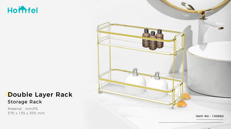 Non-folding Rack Suction Cup PS Box Shower Caddy for Bathroom Storage and Organization