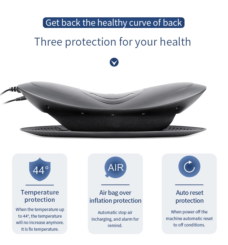 Electric Lower Back Lumbar Back Massager Percussion Pain Relief 240V