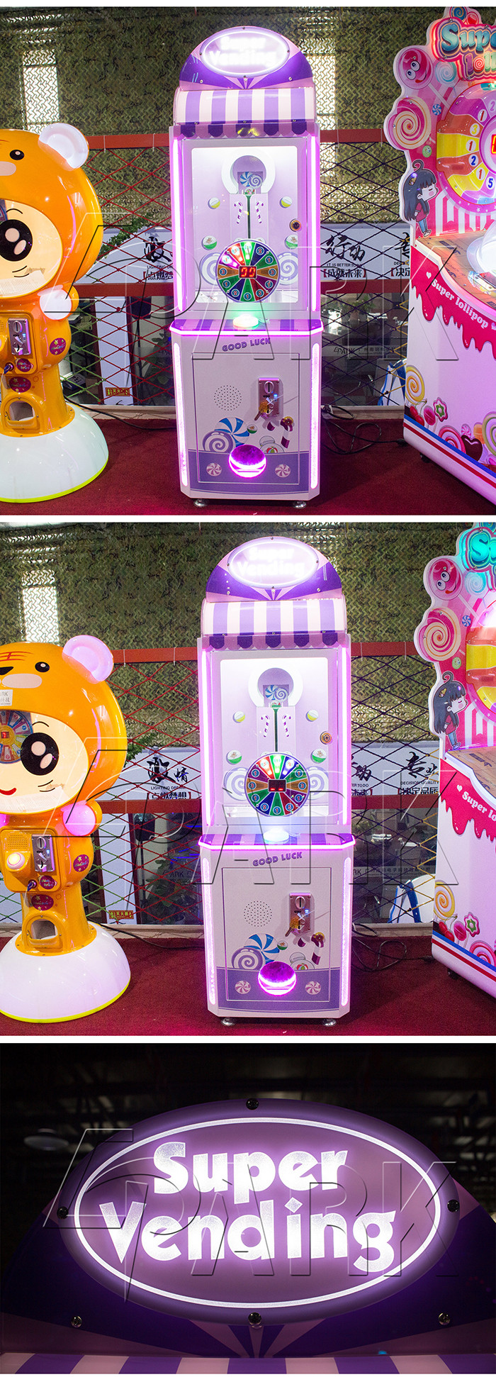 Luxury Amusement Arcade Crane Game Machine Multi - Language Support